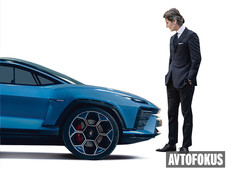 Stephan Winkelmann opazuje prototip modela lanzador. Predsednik in izvršni direktor Lamborghinija je v preteklosti vodil tudi Audi Sport in Bugatti.